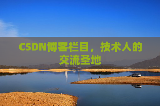 CSDN博客栏目，技术人的交流圣地